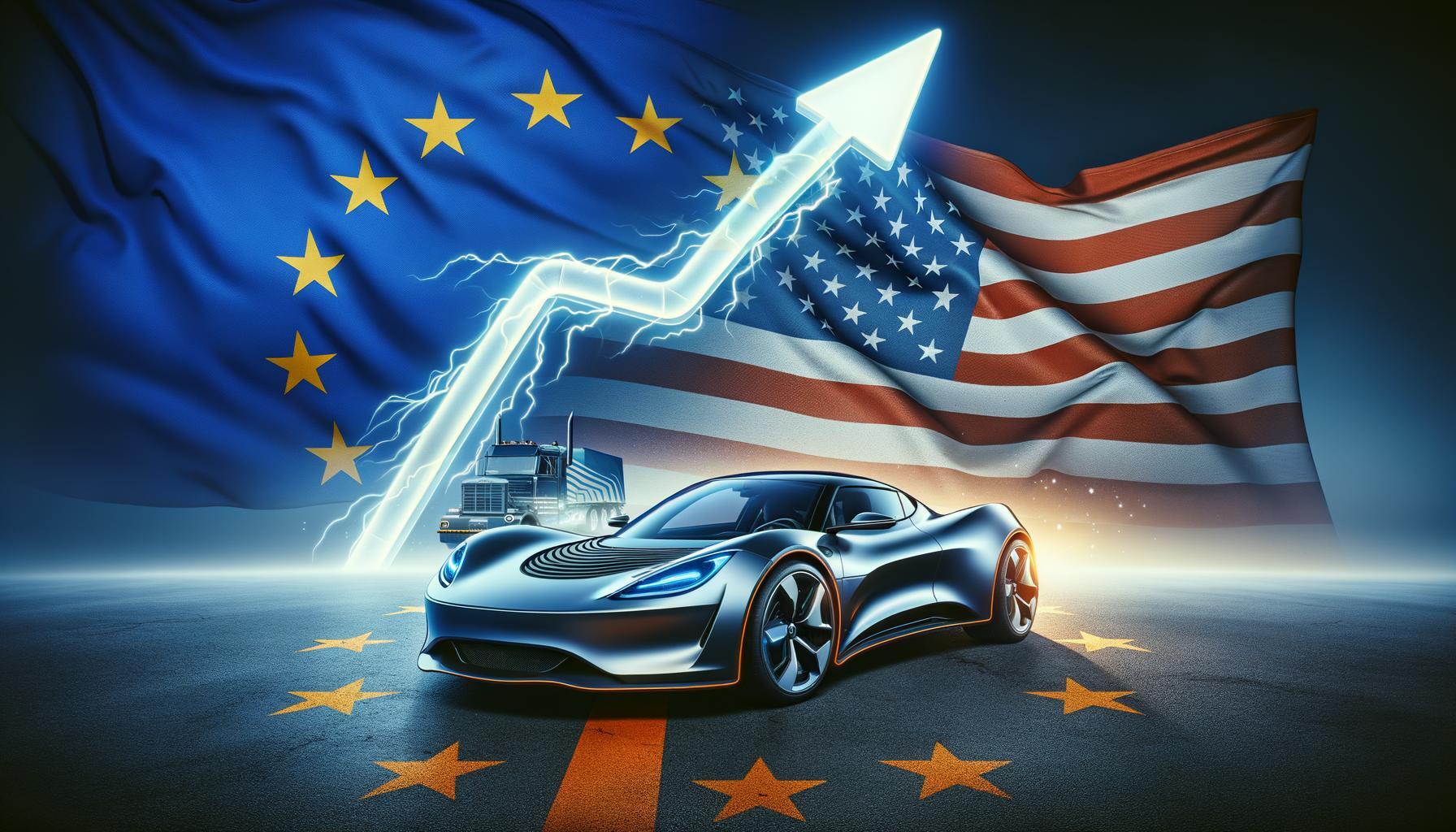 EV sales in EU and US